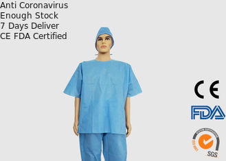 रासायनिक प्रतिरोधी डिस्पोजेबल मेडिकल स्क्रब सुरक्षात्मक आवरण एक्सएल XXL आकार