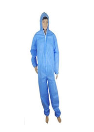 Dustproof Decorating Blue Isolation Gowns Medical Clothing With Ultrasonic Seams