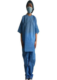 चीन नि: शुल्क नमूने के साथ लंबी / छोटी आस्तीन डिस्पोजेबल Coverall सूट धूल सबूत कंपनी