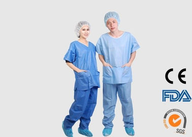 डस्ट प्रूफ डिस्पोजेबल मेडिकल स्क्रब्स, एंटी ब्लड डिस्पोजेबल डेंटल गाउन
