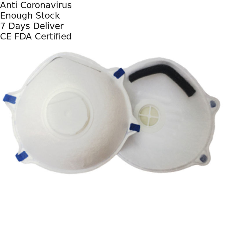 Personal Use Non Woven Dust Mask Cup Design Respirator With Valve OEM Acccepted